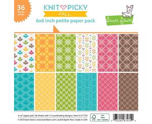 Lawn Fawn Petite Paper Pack 6x6 Knit Picky Fall LF1732