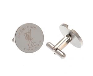Liverpool Fc Champions Of Europe Stainless Steel Cufflinks (Silver) - TA4465