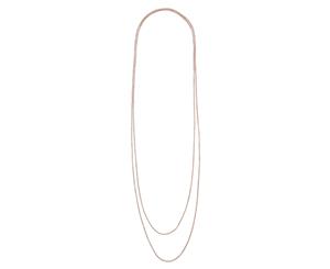 Lovisa Rose Gold Single Strand Diamante Cup Chain Necklace