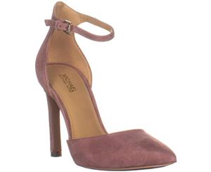 MICHAEL Michael Kors Woman's Lisa Pump Suede Size 8 Dusty Rose