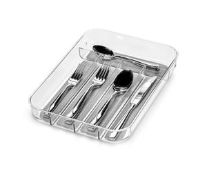 Madesmart 5 Compartment Mini Clear Cutlery Tray