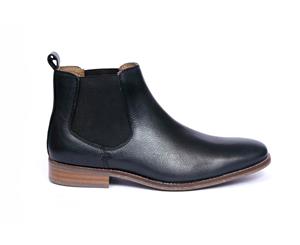 Medland - Men's Leather Chelsea Boots in Black