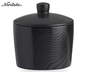 Noritake Colorscapes Black On Black Dune Sugar Bowl - Black