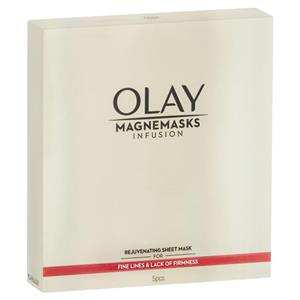 Olay Magnemasks Infusion Rejuvenating Sheet Masks 5 Pack