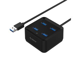 Orico 4-Port USB 3.0 Ultra-Mini Hub - Black