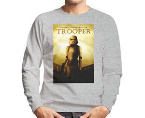 Original Stormtrooper Trooper Gladiator Parody Men's Sweatshirt - Heather Grey