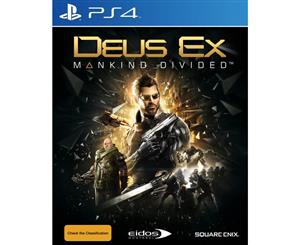 PS4 Deus Ex Mankind Divided Playstation 4 Game