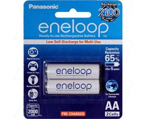 Panasonic Eneloop Ni-MH 1.2V 2000mAH - AA 2 Pack