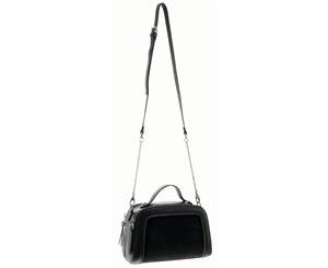 Pierre Cardin Italian Leather Shoulder Bag (PC3022) - Black