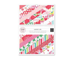 Pink Paislee - Lucky Us Collection - 6 x 8 Paper Pad