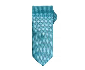 Premier Mens Puppy Tooth Formal Work Tie (Pack Of 2) (Turquoise) - RW6947