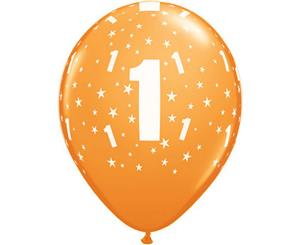 Qualatex 11 Inch Multicoloured Latex Birthday Number Balloons (Age 1-100) (Multicoloured) - SG8874