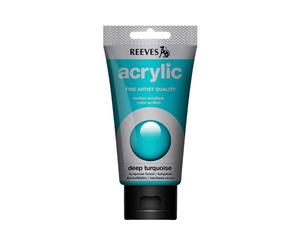 Reeves - Acrylic Paint 75ml - Deep Turquoise 490