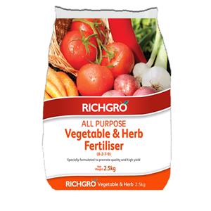 Richgro 2.5kg All Purpose Vegetable And Herb Fertiliser