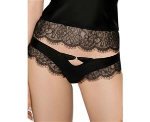 Roza Sija Lace Brief - Black