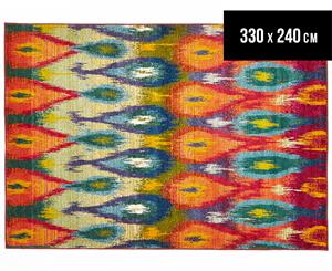 Rug Culture 330x240cm Ikat Rug - Multi