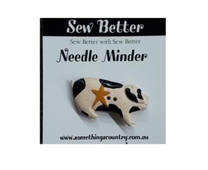 Sew Better Cross Stitch Embroidery Needle Minder Keeper PIG