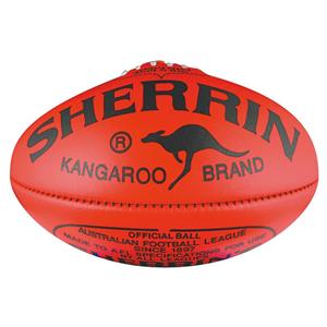 Sherrin KB Australian Rules Football Red 5