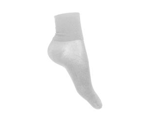 Silky Mens/Ladies Dance Socks In Classic Colours (1 Pair) (White) - LW158