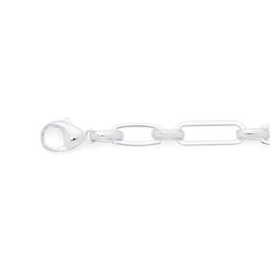 Silver Long & Short Open Link Bracelet