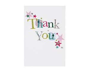 Simon Elvin Open Thank You Individually Wrapped Cards (Pack Of 12) (White) - SG15533