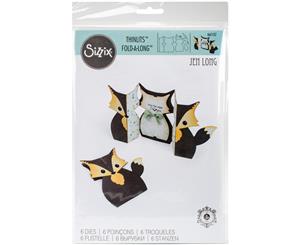 Sizzix Thinlits Dies 6/Pkg-Fox Label Fold-A-Long Card