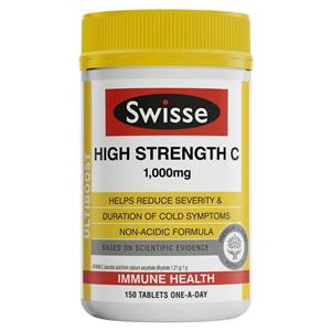 Swisse Ultiboost High Strength C 1000mg 150 Tablets