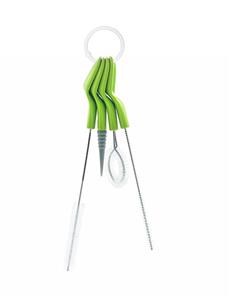 The Little Sipper Straw and Lid Cleaning Set Green