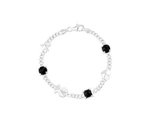 Tous Tack Silver Onyx Bracelet