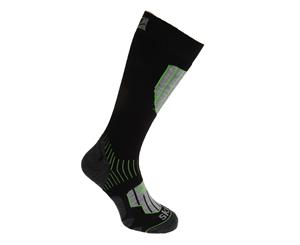 Womens/Ladies Performance Ski Socks (Lime) - W513