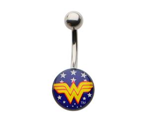 Wonder Woman Navel Belly Button Ring