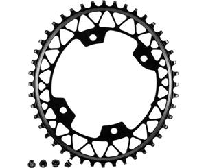 absoluteBLACK Oval 110BCD 44t 4B Chainring Black