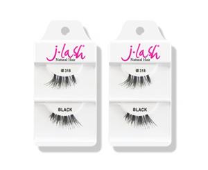 2 Pack Charming False Eyelashes Extension - Design 33