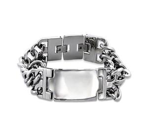 20 CM Stainless Steel Mens Tag Bracelet