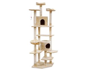 203cm Pet Cat Tree Trees Scratching Post Scratcher Tower Condo House Furniture