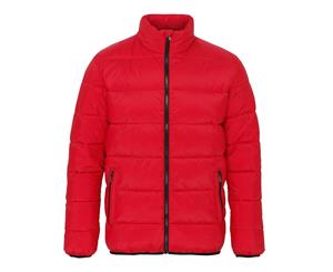 2786 Mens Venture Supersoft Padded Full Zip Jacket (Red/Black) - RW3848