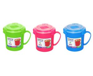 3 Sistema Soup Mugs Various Colours