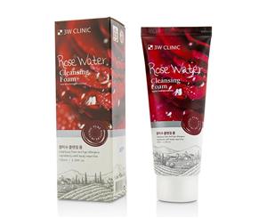 3W Clinic Cleansing Foam Rose Water 100ml/3.38oz