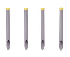 4 x Jarvis Walker Pvc Surf Rod Holders - Plastic Sand Spikes - Four Pack