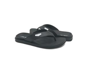 ATLANTIS SHOES Men's Waterfall Waterproof Flip Flops - Black