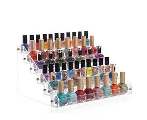 Acrylic Makeup Organizer Container 5Mm Clear Acrylic Cosmetic Nail Polish Stand