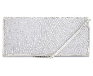 Adrianna Papell Italy Clutch - Silver