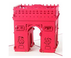 Arc de Triomphe Paris 3D Pop Up Greeting Card