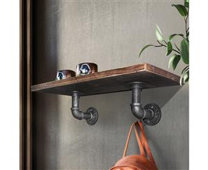 Artiss Rustic DIY Pipe Shelf Vintage Wall Brackets Industrial Display Shelves