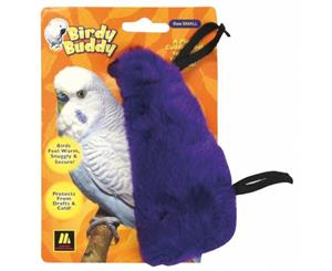 Birdy Buddy Small Purple Soft Plush Snuggle for Birds - 14cm