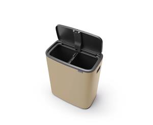 Brabantia BO Touch Bin 2 x 30L Mineral Golden Beach