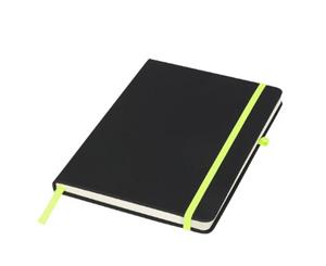 Bullet Noir Notebook (Solid Black/ Lime) - PF2748