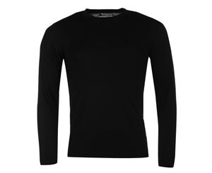 Campri Mens Thermal Baselayer Top Elastic Training Sports Long Sleeve