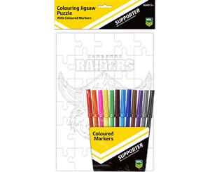 Canberra Raiders NRL Puzzle & Texter/Marker Set