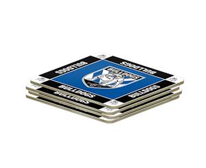 Canterbury Bulldogs NRL Set of 4 Cork Drinking Coasters